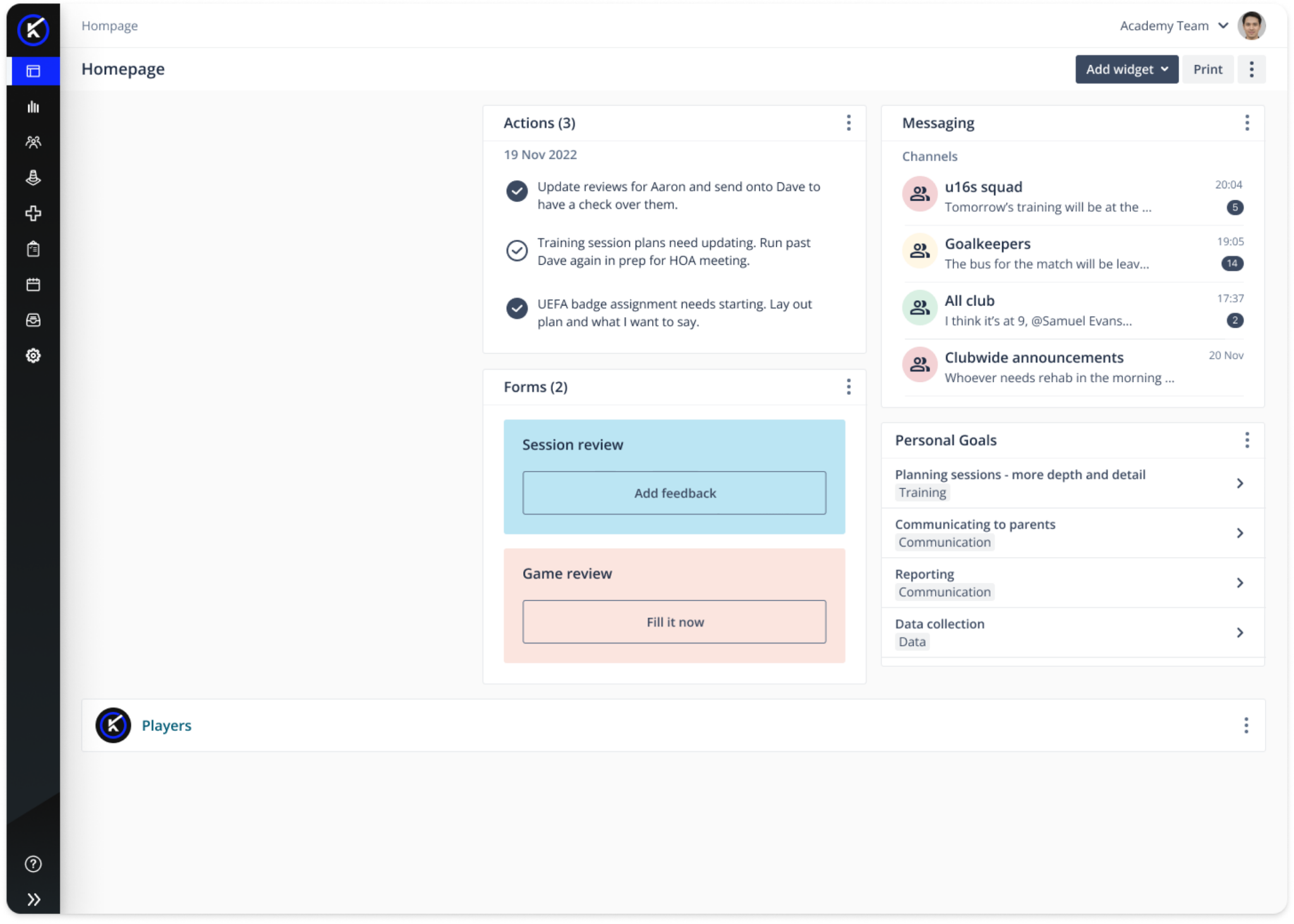 Kitman Labs Intelligence Platform Rethink EMR, Beyond AMS
